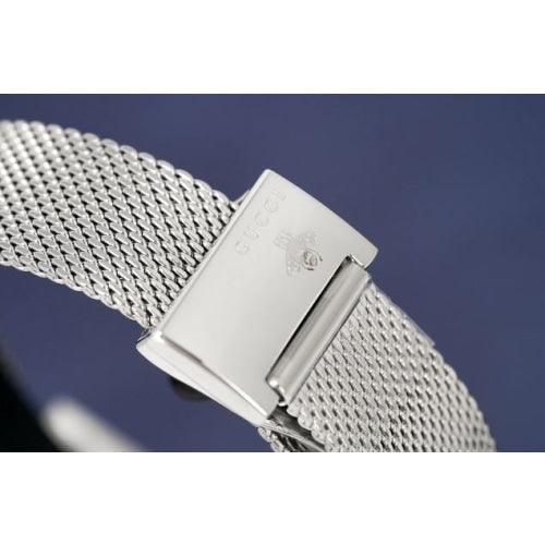 Gucci YA147401 Ladies G-Frame Silver Mesh Watch - Watches