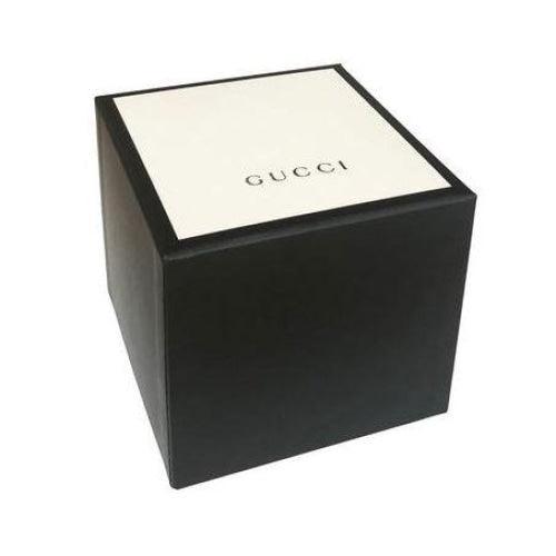 Gucci YA147408 Ladies G-Frame Bee Motif Stripe Leather Swiss Watch