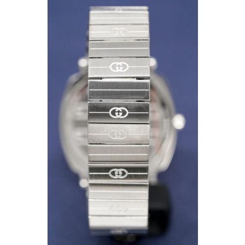 Gucci YA157410 Men’s Grip Silver 38mm Swiss Watch - Watches