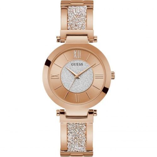 Guess Aurora Ladies Rose Gold Watch W1288L3 - Watches