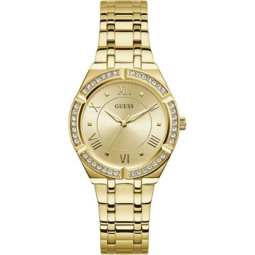 Guess Cosmo Ladies Gold 36mm Watch GW0033L2 - Watches