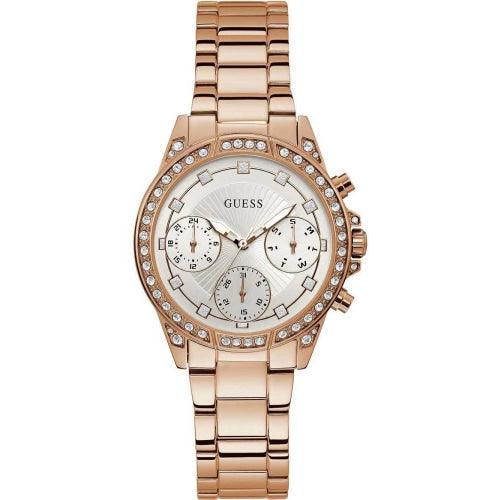 Guess Gimini Ladies Rose Gold Day/Date Watch W1293L3 - Watches