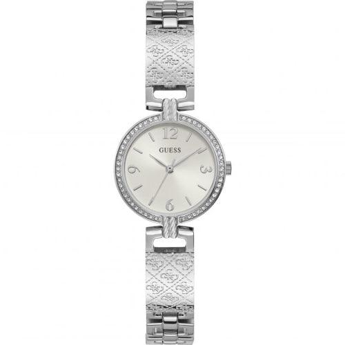 Guess Mini Luxe Ladies Silver 27mm Watch GW0112L1 - Watches