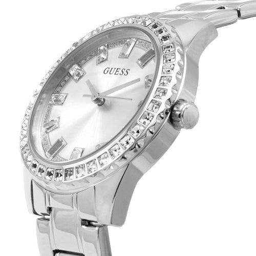Guess Sparkler Ladies Silver 38mm Watch GW0111L1 - Watches