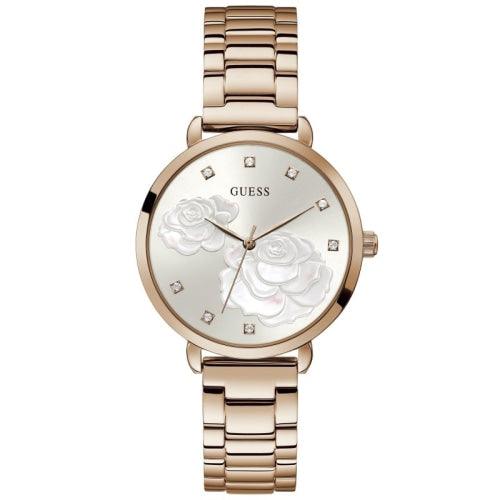 Guess Sparkling Rose Ladies Rose Gold 38mm Watch GW0242L3 - Watches