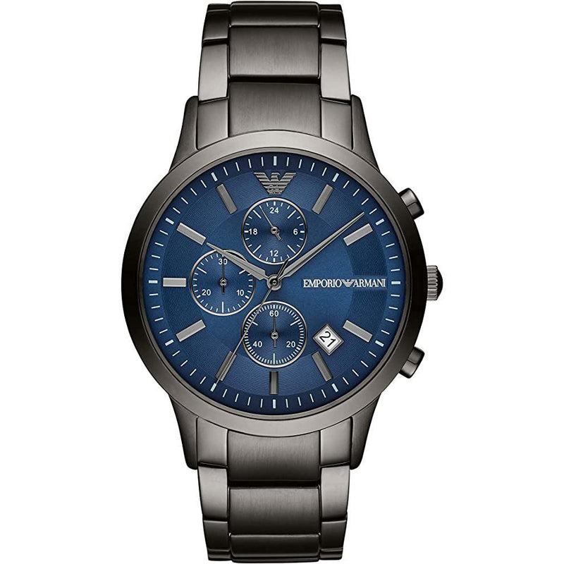 Emporio Armani Renato Men's Gunmetal Chronograph Watch AR11215 - WatchStatus Ltd