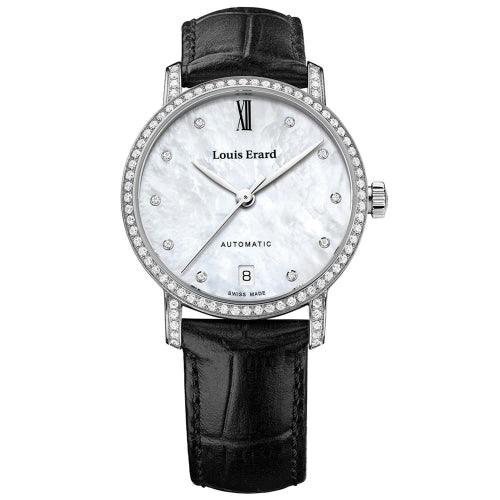 Louis Erard Excellence Diamonds Date Black - Watches & Crystals