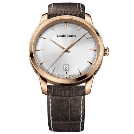 Louis Erard Heritage Date Brown Rose Gold - Watches & Crystals