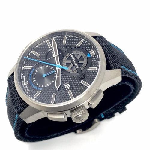 Louis Erard Sportive Collection Chronograph Titanium Blue - Watches & Crystals