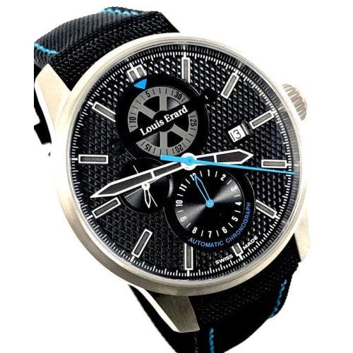 Louis Erard Sportive Collection Chronograph Titanium Blue - Watches & Crystals