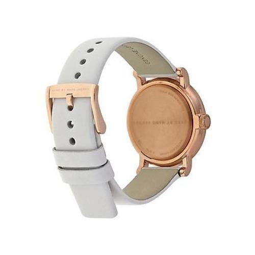 Marc Jacobs MBM1283 Ladies Baker White Leather Rose Gold Watch