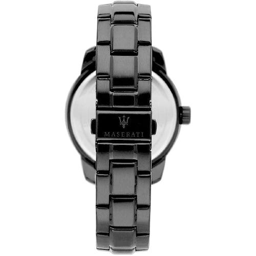 Maserati Successo Men’s Black Automatic Skeleton Watch R8823121001 - WATCHES