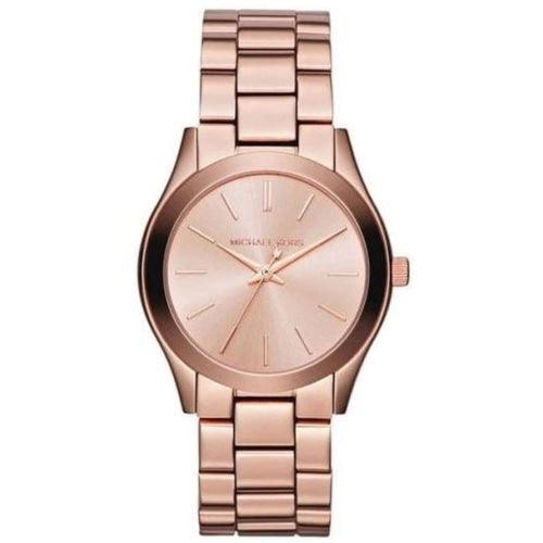 Michael Kors MK3205 Ladies Mini Slim Runway Rose Gold Watch - Watches