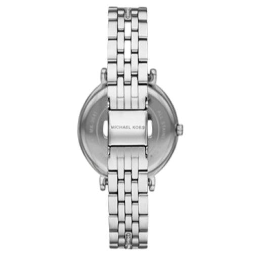 Michael Kors MK3641 Ladies Cinthia Silver Mother-of-Pearl Crystal Watch - WATCHES