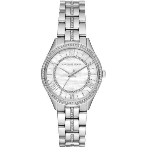 Michael Kors MK3900 Ladies Lauryn Silver/Mother of Pearl Watch