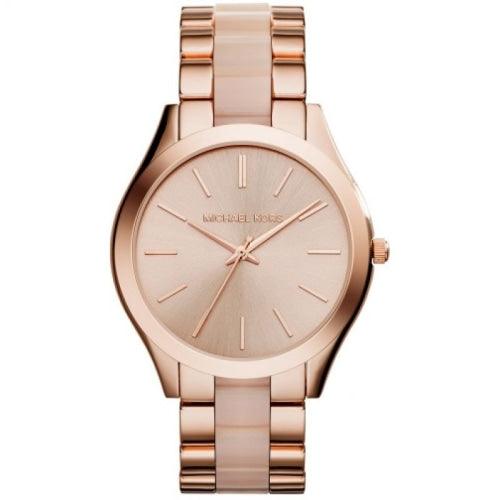 Michael Kors MK4294 Ladies Slim Runway Rose Gold/Pink Watch - Watches