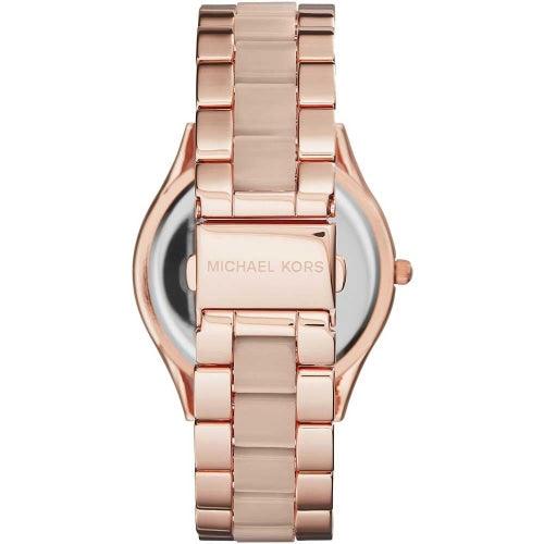 Michael Kors MK4294 Ladies Slim Runway Rose Gold/Pink Watch - Watches