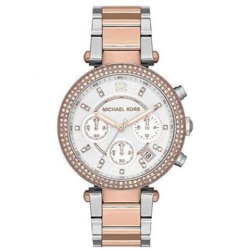 Michael Kors MK5820 Ladies Parker Two-toned Chronograph Watch - WATCHES