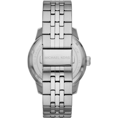 Michael Kors MK7153 Men’s Cunningham Silver/Blue 44mm Watch - Watches