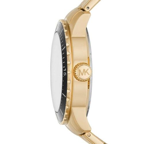 Michael Kors MK7154 Men’s Cunningham Gold/Black 44mm Watch - Watches