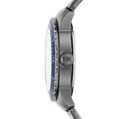 Michael Kors MK7156 Men’s Cunningham Gunmetal/Blue 44mm Watch - Watches