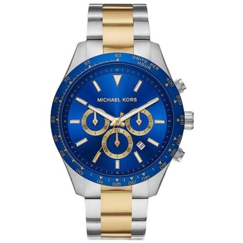 Michael Kors MK8825 Men’s Layton Two-tone/Blue Chronograph Watch - Watches