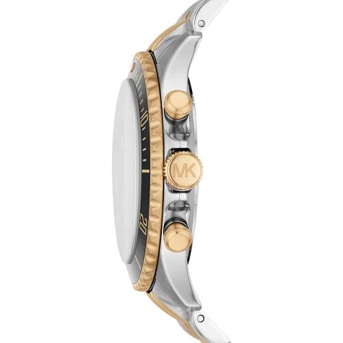Michael Kors MK8872 Men’s Bayville Two-tone/Black Chronograph Watch - Watches