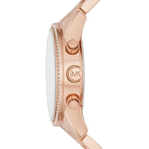 Michael Kors MK6357 Ladies Ritz Rose-gold Chronograph Watch