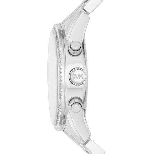 Michael Kors MK6428 Ladies Ritz Silver Chronograph Watch