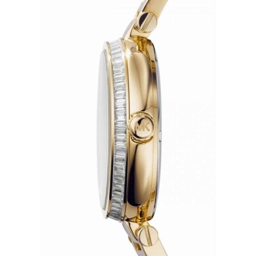 Michael Kors Skylar Ladies Gold / Green Dial Watch MK6065 - Watches