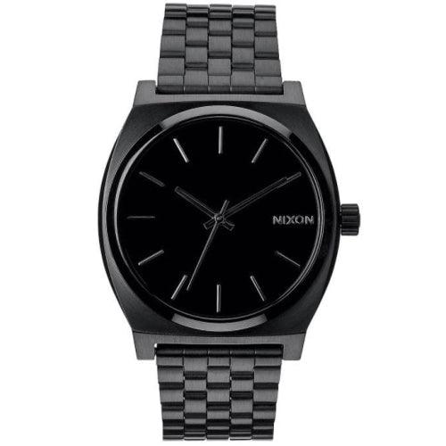 Nixon A045-001-00 Unisex Time Teller All Black Stainless Watch