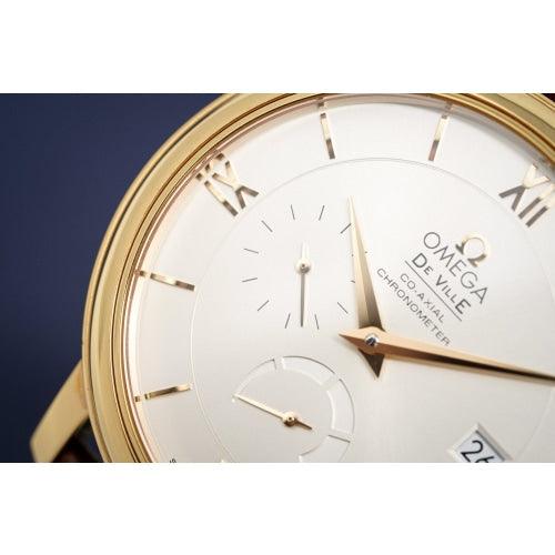 OMEGA Watch De Ville Prestige Co-Axial Power Reserve 18K Gold - Watches & Crystals