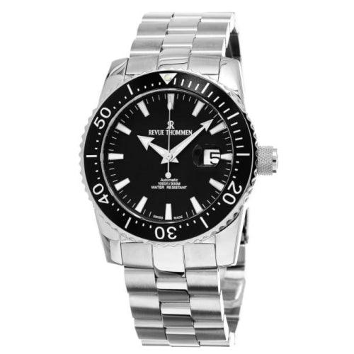 Revue Thommen 17030.2137 Men’s Diver Silver/Black Automatic Swiss Watch