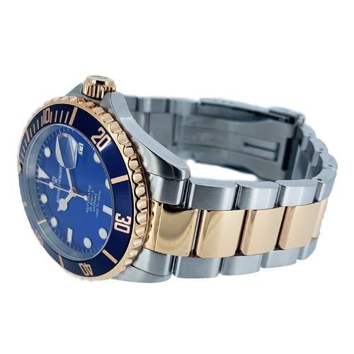 Revue Thommen 17571.2155 Men’s Diver Two-Tone/Blue Automatic Swiss Watch