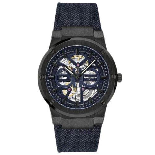 Salvatore Ferragamo F-80 Chrono Men’s Black Rubber Swiss Watch SFCX00420 - Watches