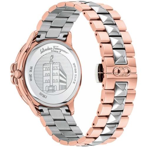 Salvatore Ferragamo Studmania Ladies Two-Tone Watch SFMJ00622 - Watches