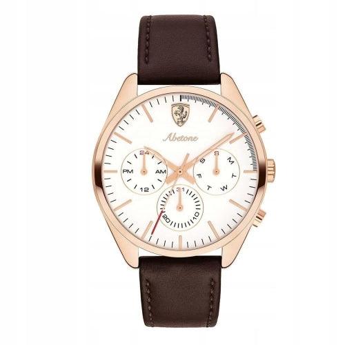 Scuderia Ferrari Watch Abetone Multi-FX Rose Gold White FE-083-0504 - Watches & Crystals