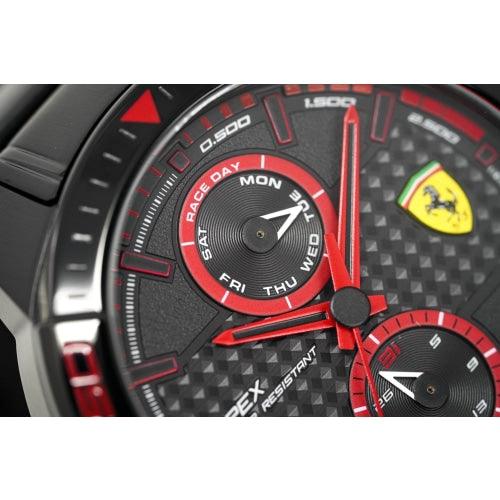 Scuderia Ferrari Watch Apex Multi-FX Red Black Bracelet FE-083-0635 - Watches & Crystals