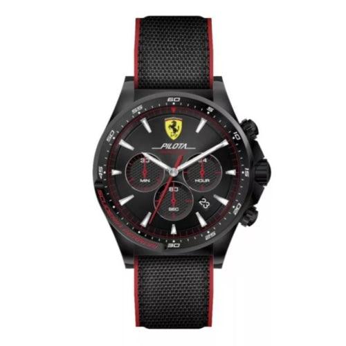 Scuderia Ferrari Watch Pilota Chronograph Black FE-083-0623 - Watches & Crystals