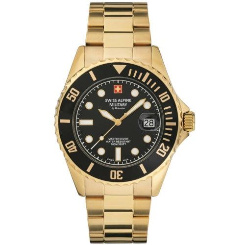 Swiss Alpine Military Men’s Gold Watch 7053.1117