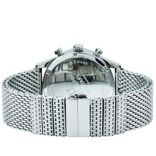 Swiss Alpine Military 1746.9132 Men’s Silver Chronograph Swiss Watch