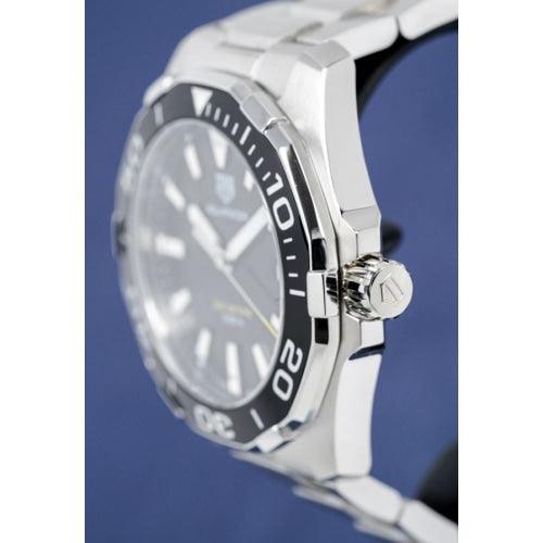 TAG Heuer Aquaracer Men’s Silver / Black Divers Watch WAY101A.BA0746 - Watches