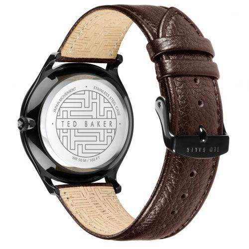 Ted Baker Manhatt Men’s Brown Leather Watch BKPMHS114UO - Watches