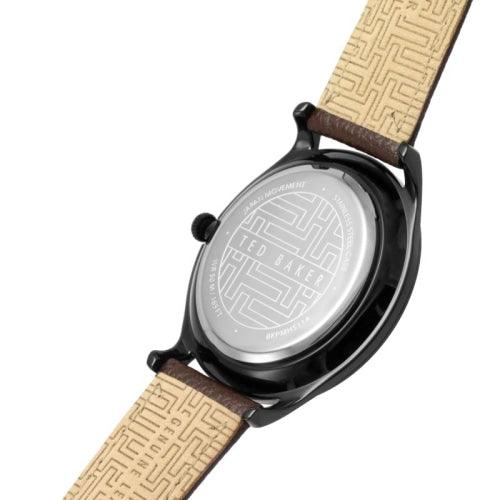 Ted Baker Manhatt Men’s Brown Leather Watch BKPMHS114UO - Watches