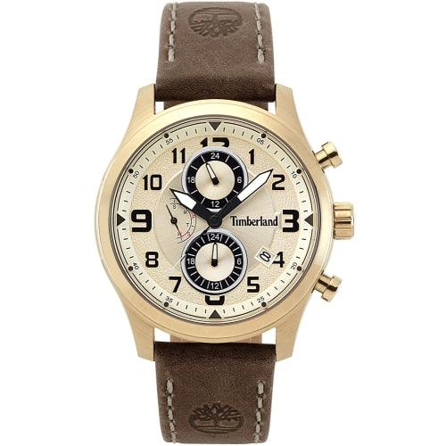 Timberland Men's Watch Groveton Multi Function Cream TBL.15357JSK/07 - Watches & Crystals