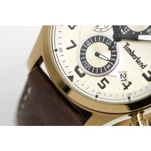 Timberland Men's Watch Groveton Multi Function Cream TBL.15357JSK/07 - Watches & Crystals