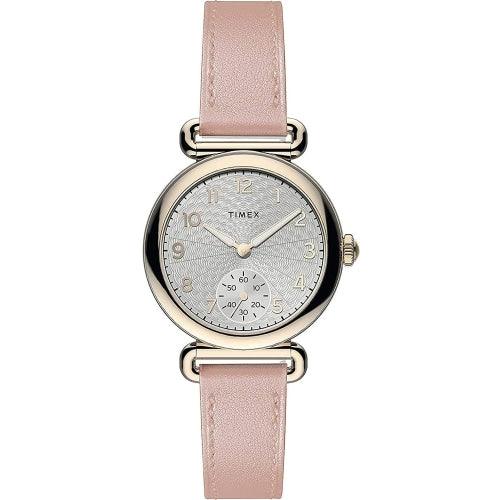 Timex Model 23 Ladies Pink / Rose Gold 32mm Watch TW2T89500 - Watches