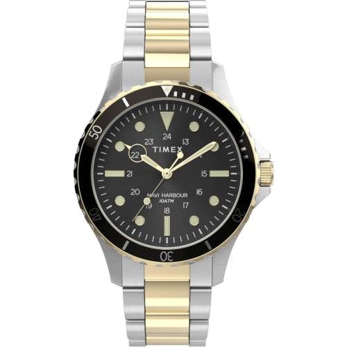 Timex Navi Harbour Men’s Two-Tone Watch TW2U55500 - Watches