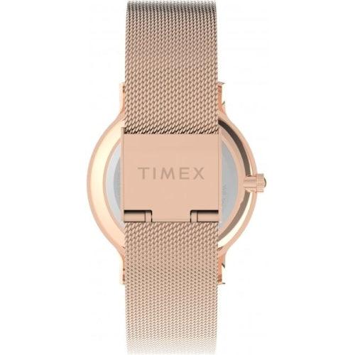 Timex Transcend Ladies Rose Gold Mesh Watch TW2U98100 - Watches