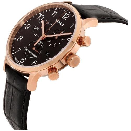 Timex Waterbury Classic Men’s Black Chronograph 40mm Watch TW2R72000 - Watches